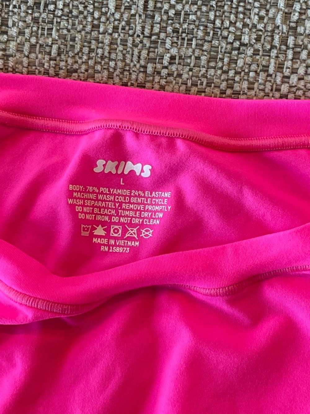 SKIMS Kids Hot Pink Leggings - Girls' Stretch Bottoms